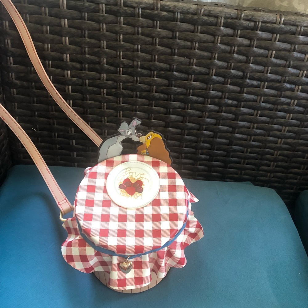 Disney Red and White Checkered Bag